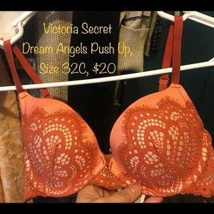 Victoria Secret Dream Angels Push Up Bra, 32C